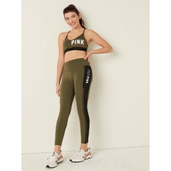 Victoria's Secret Pink XL Sport Bra & High Waist 7/8 Legging Two Piece S… - Picture 1 of 14